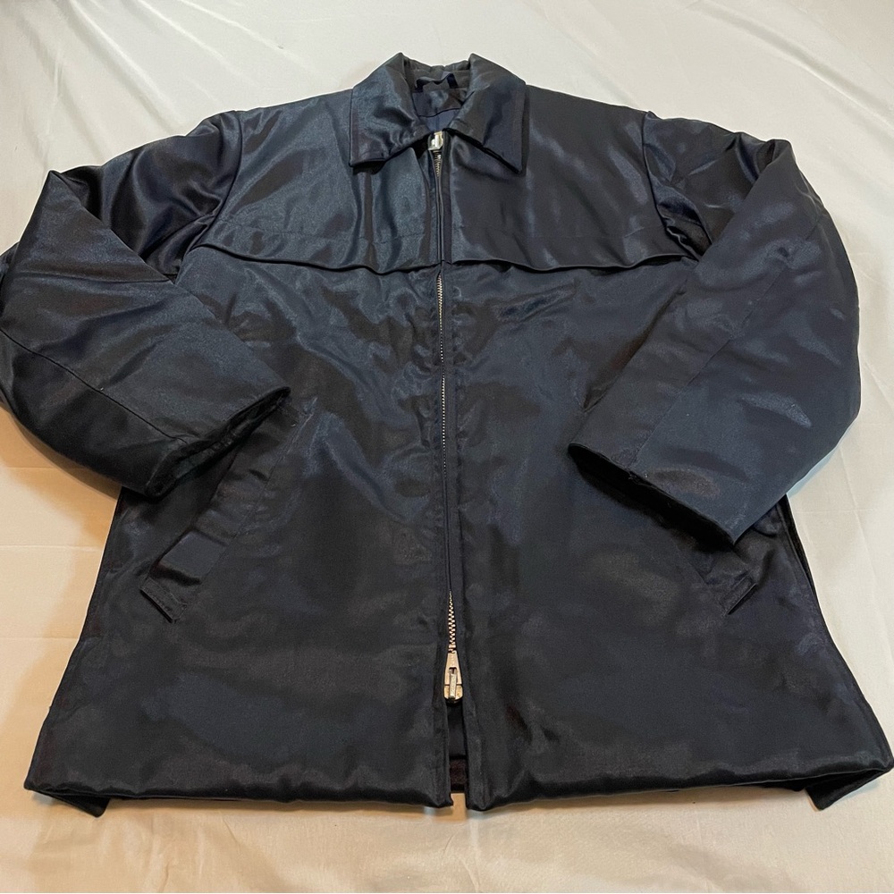 Vintage Sportcaster Seattle Mens Black Quilted Zip Out‎ Lining Jacket Size 38